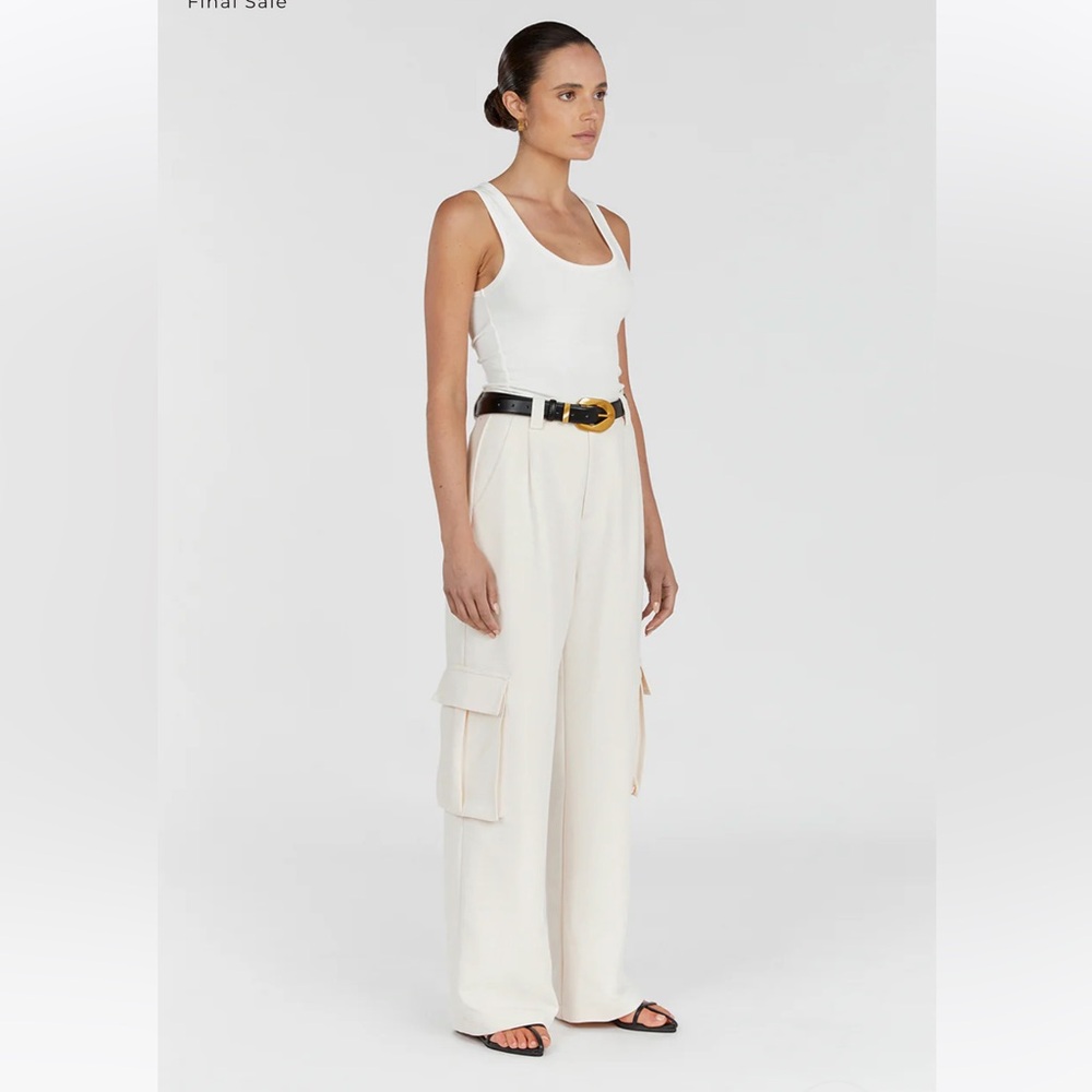 Dissh Willa Cream Cargo Pant